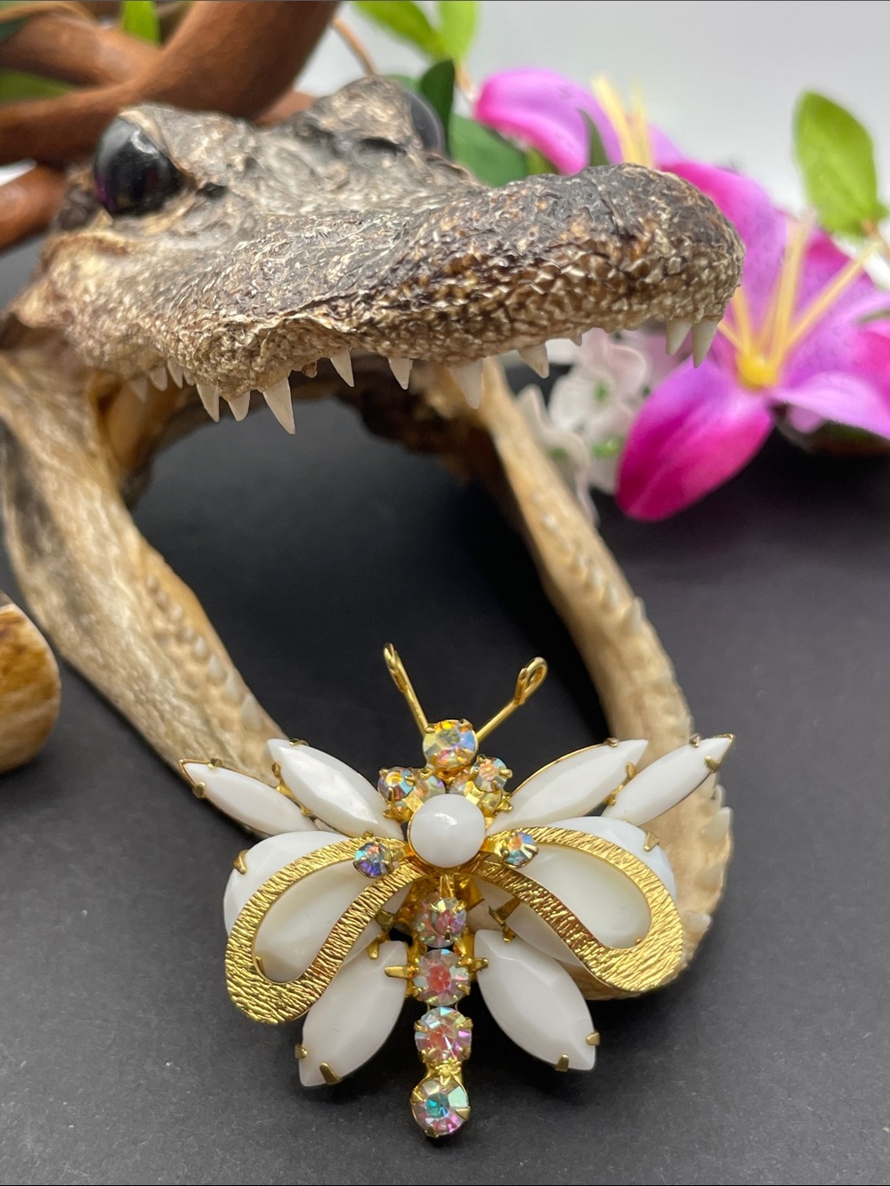 Juliana butterfly brooch vintage verified